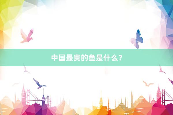 中国最贵的鱼是什么？